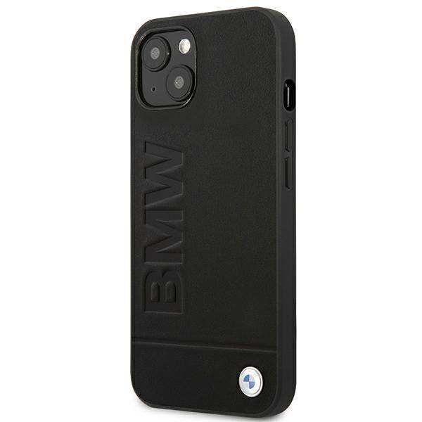 Coque iPhone 14 BMW silicone inclinée 