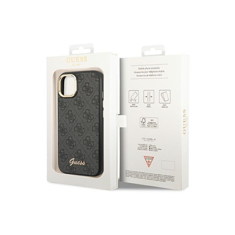 Coque iPhone 14 Plus Guess dorée