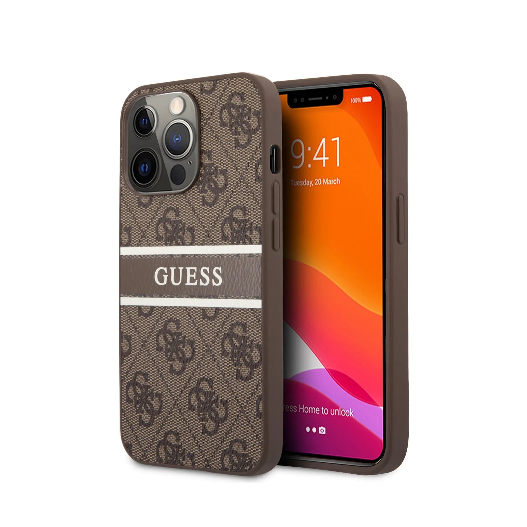 Coque iPhone 13 Pro Guess bande 2 vues
