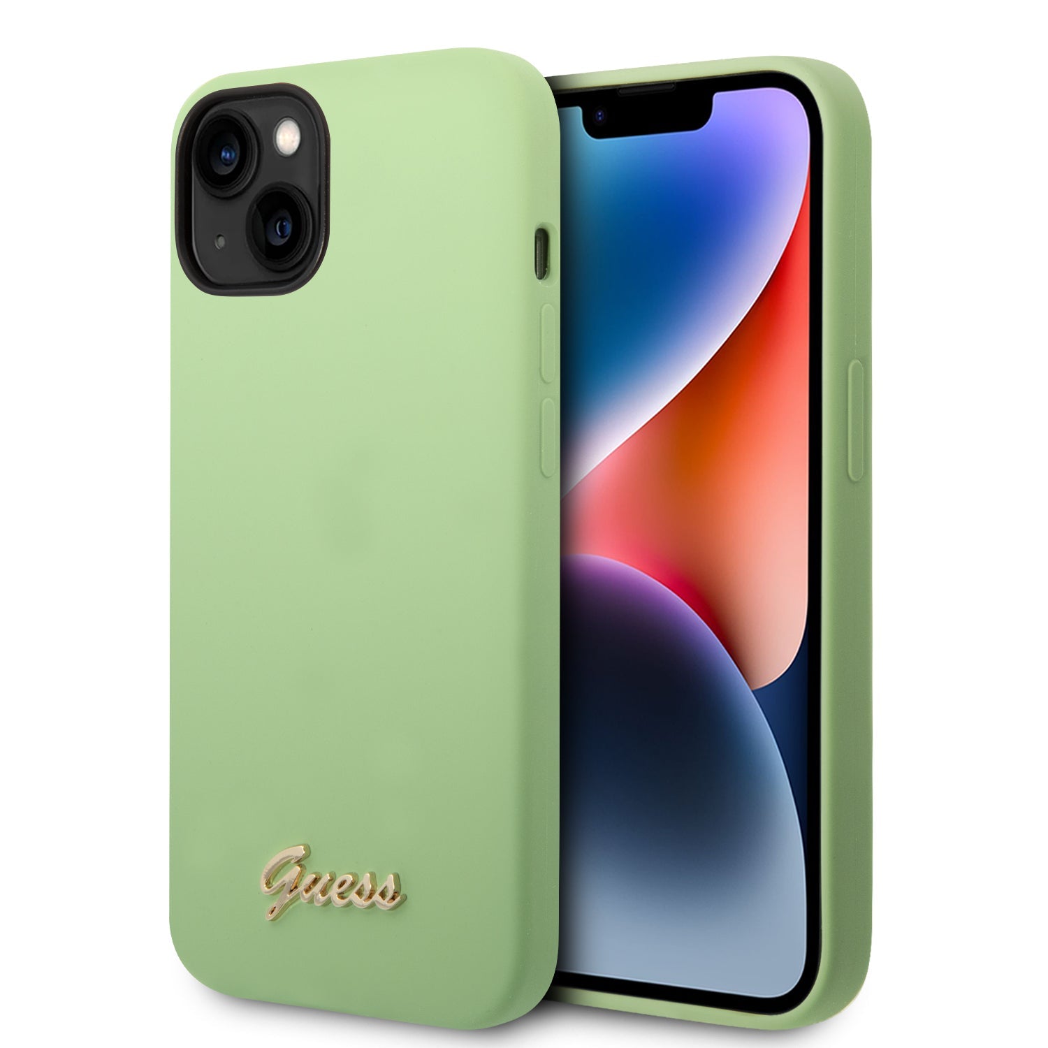 Coque iPhone 14 Plus Guess soft touch 2 vues