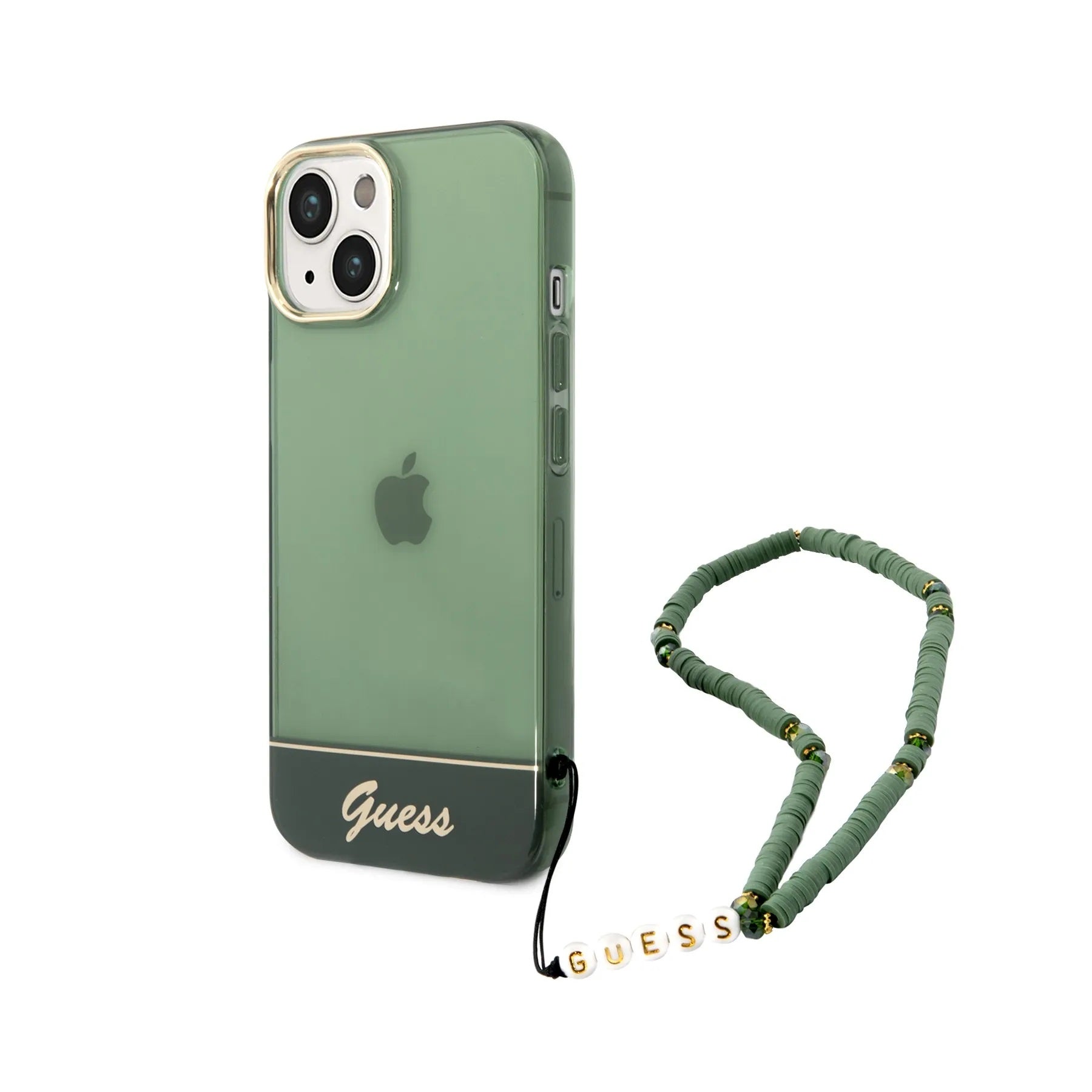Coque iPhone 14 Plus Guess teintée inclinée 