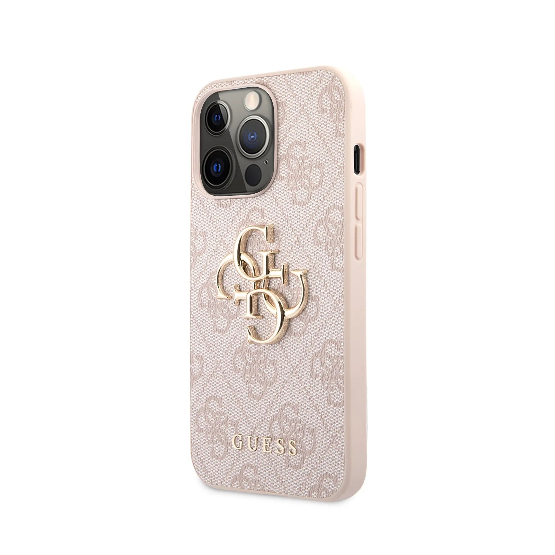 Coque iPhone 13 Pro Guess 4G incliné