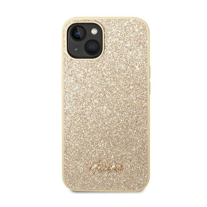 Coque iPhone 14 Plus Guess brillante vue face 