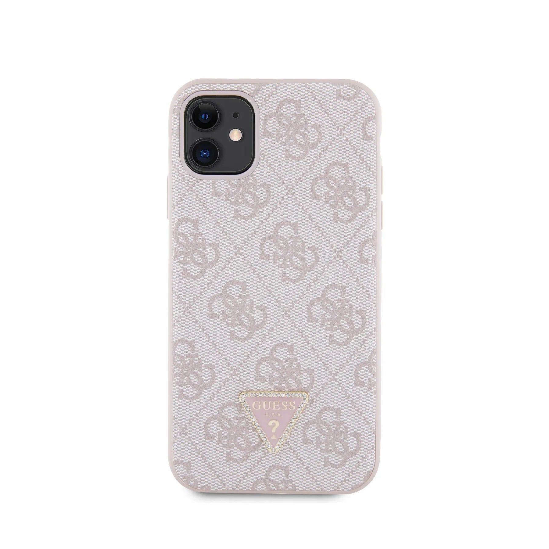 Coque iPhone 11 Guess triangle face