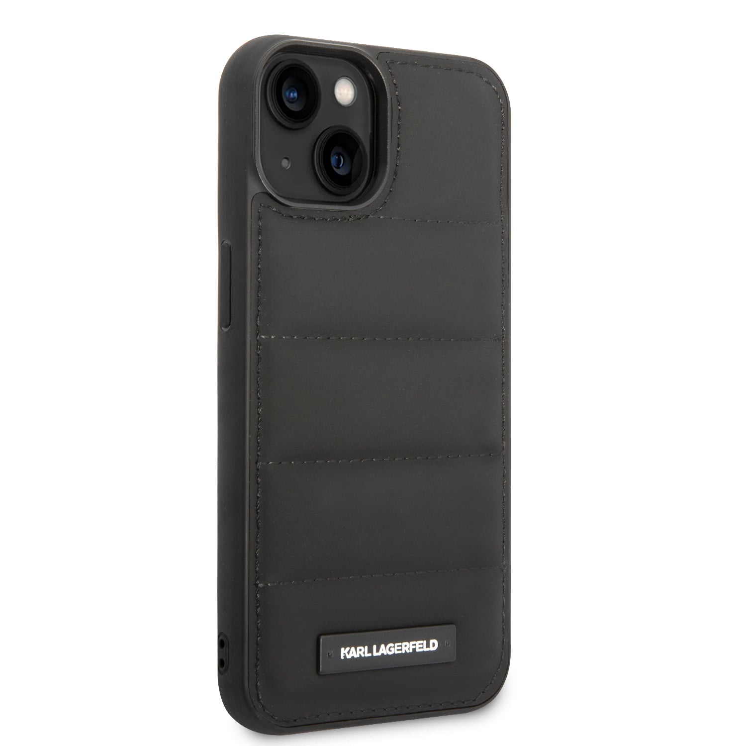 Coque iPhone 14 Plus Karl Lagerfeld coutures vue droite