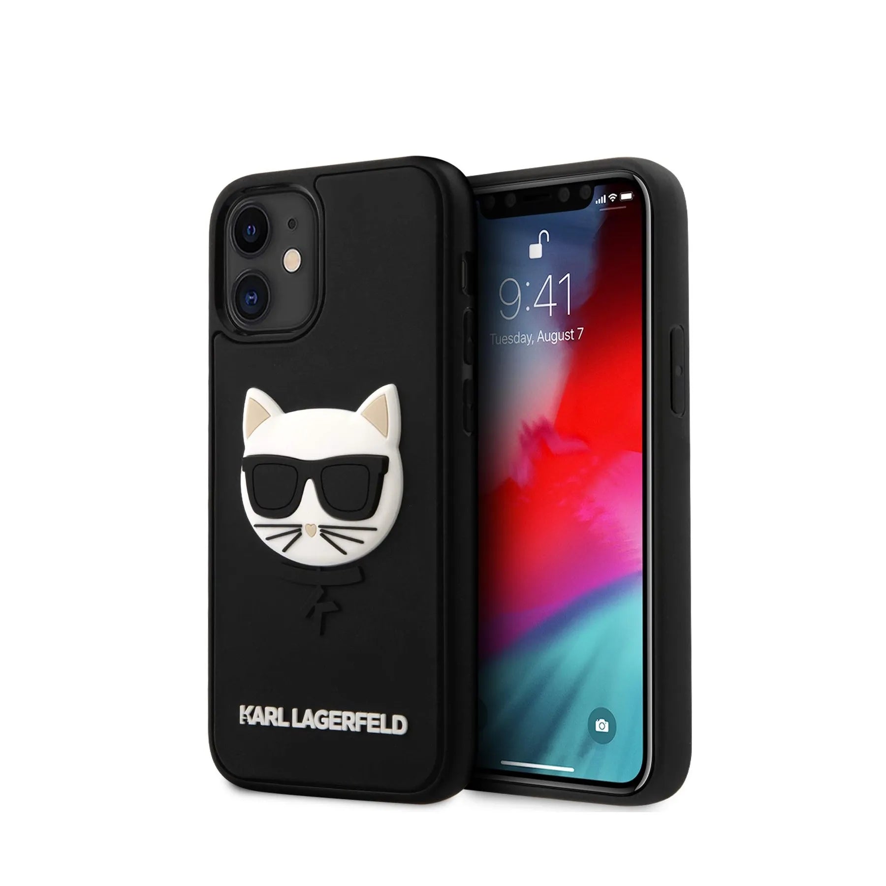 Coque iPhone 12 mini Karl Lagerfeld Choupette 2 vues
