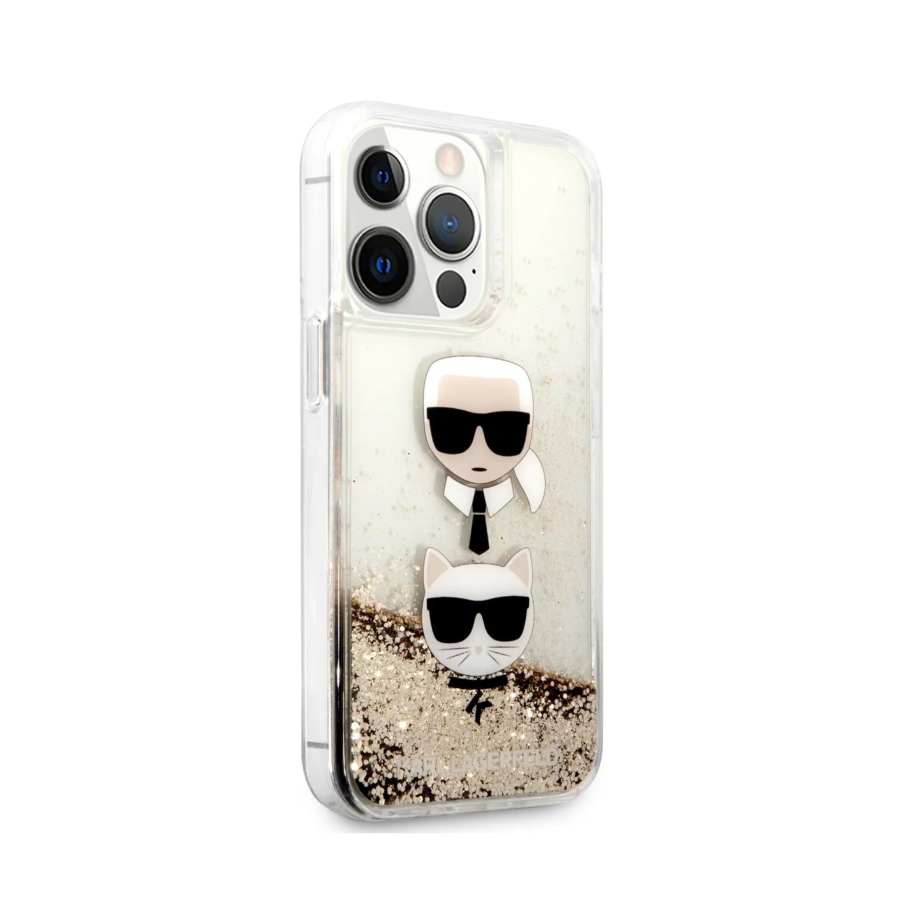 Coque iPhone 13 Pro Karl Lagerfeld Choupette vue droite