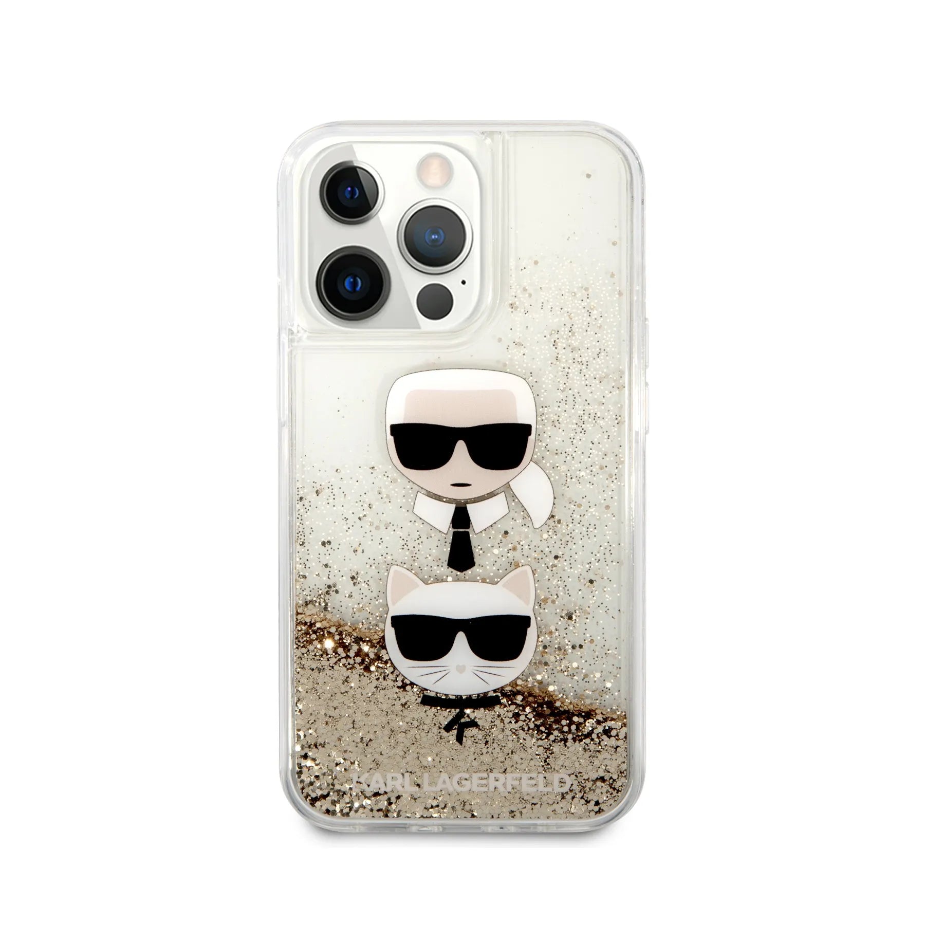 Coque iPhone 13 Pro Karl Lagerfeld Choupette vue face