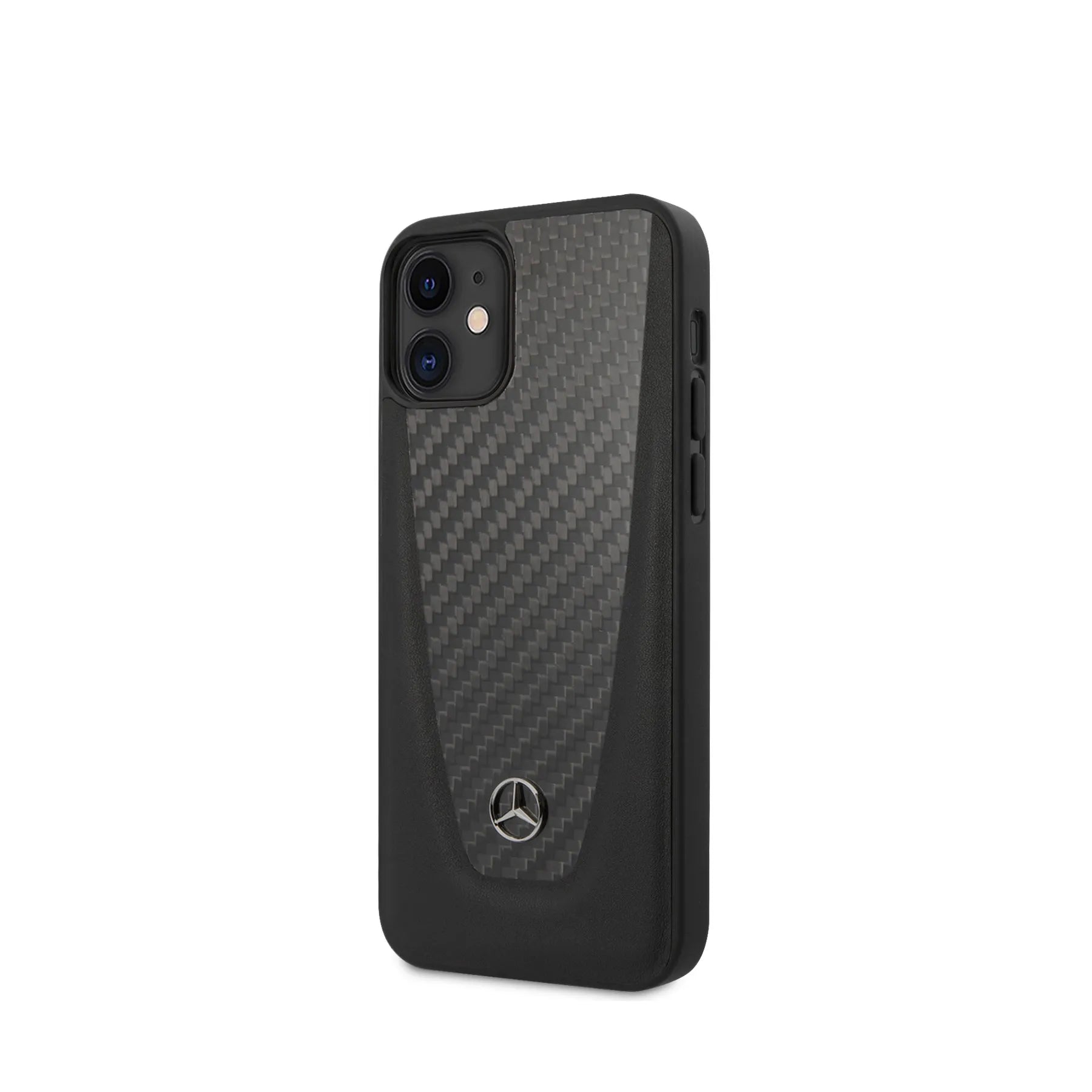 Coque iPhone 12 mini Mercedes plaque inclinée 